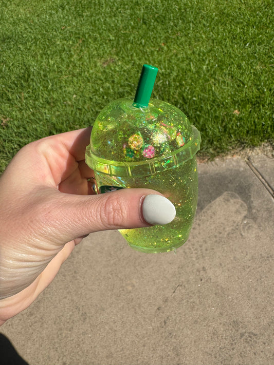 Glitter Strawberry Drink Sensory Squishy