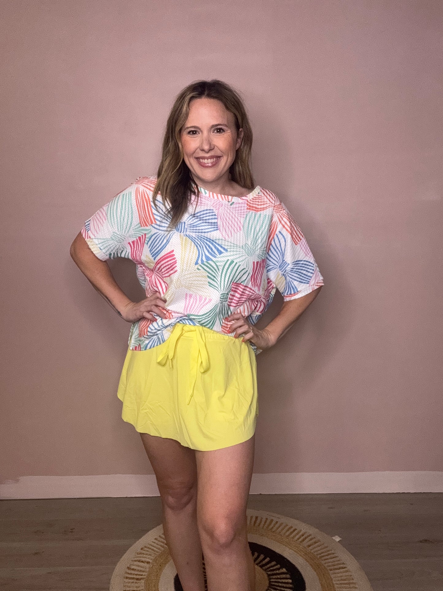 Butter Yellow Athletic Skort