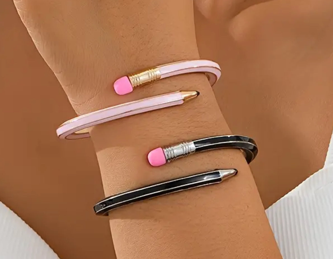 Pencil Bangle Bracelet