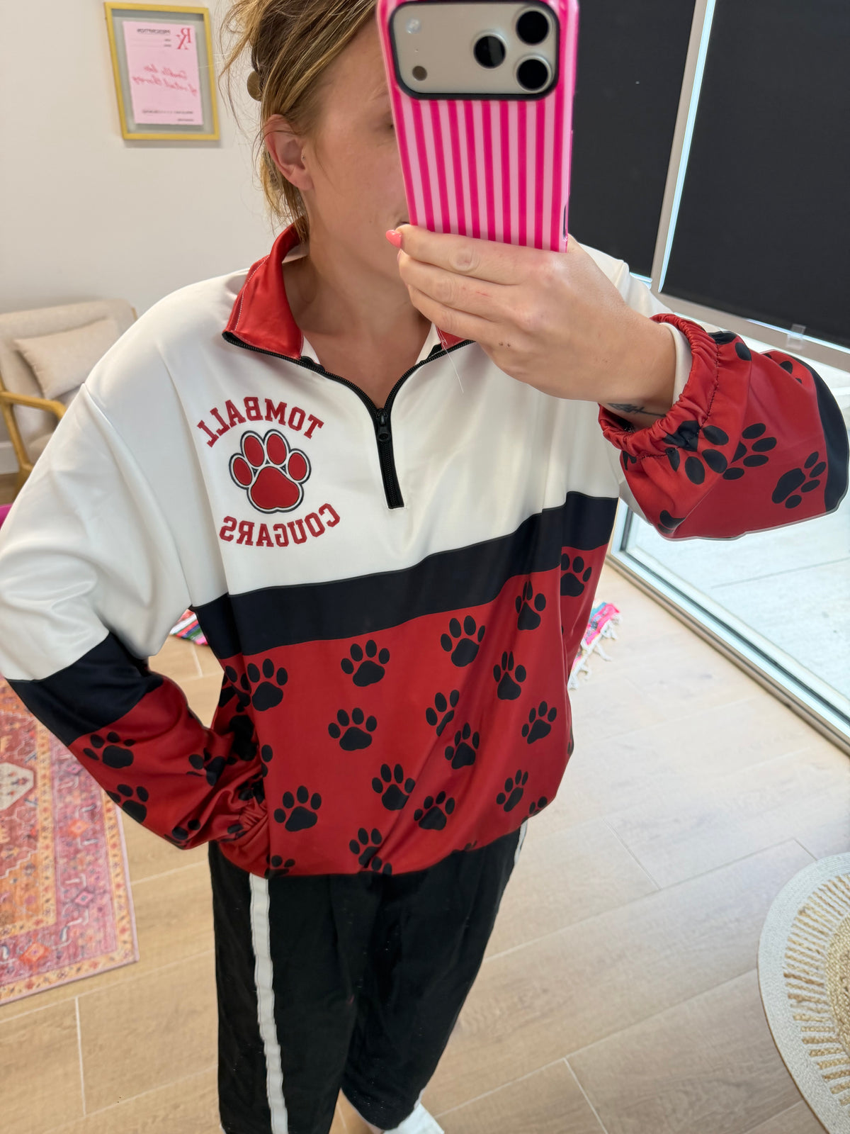 Tomball Cougars Paw Print Gameday Jacket