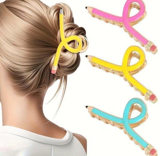 Metal Pencil Claw Clip