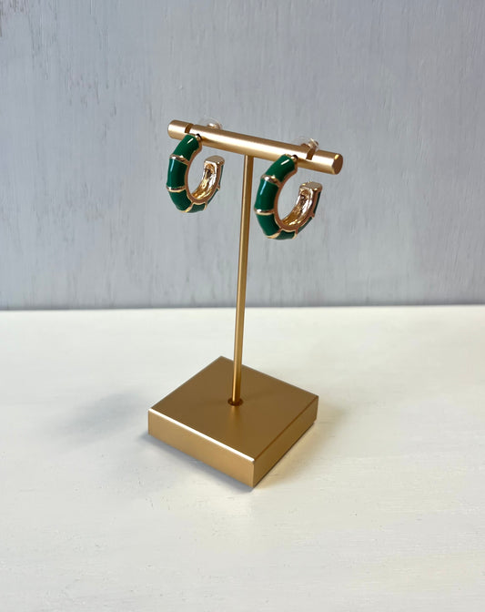 Green and Gold Hoops