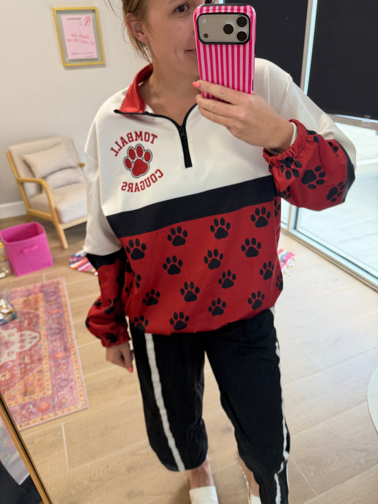 Tomball Cougars Paw Print Gameday Jacket