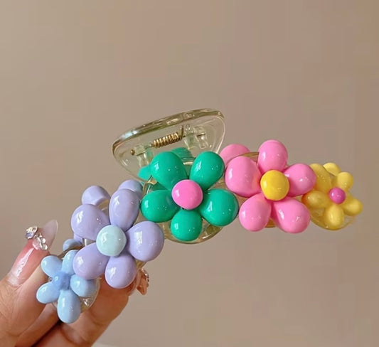 Flower Power Claw Clip
