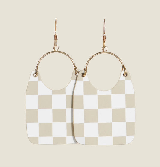 Nickel & Suede Soft Sand Checkmate Charlie’s
