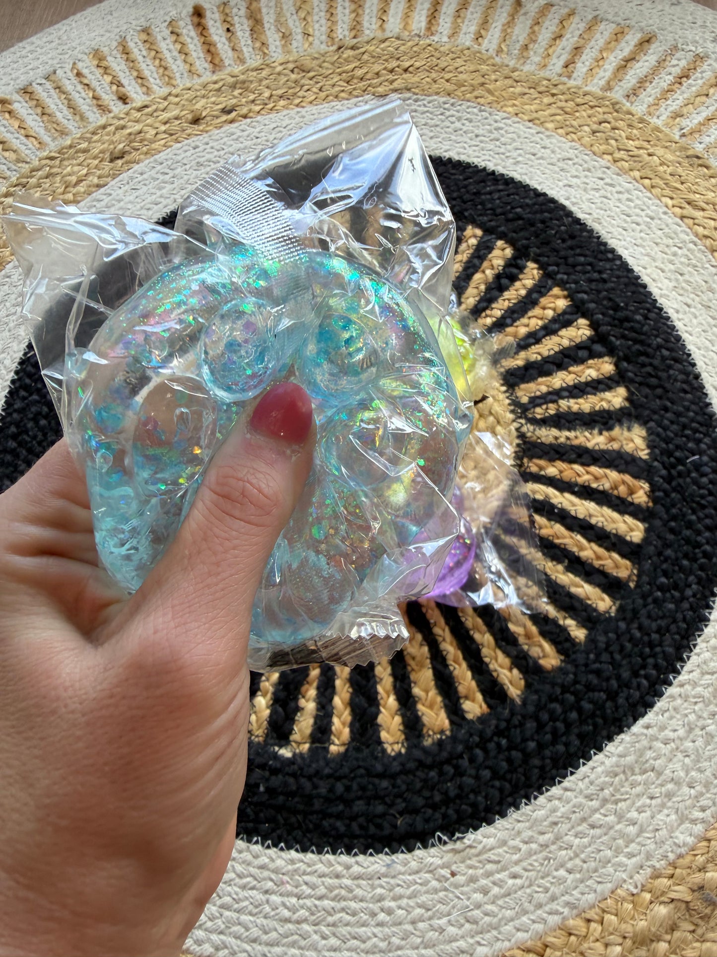 Glitter Paw Slow Rise Squishy