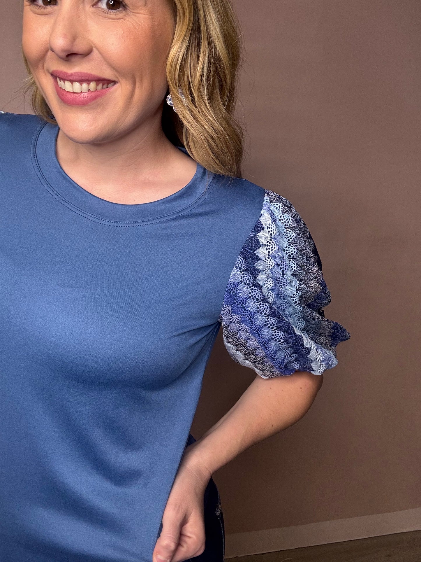Blue Boutique Blouse | Classic Summer Top
