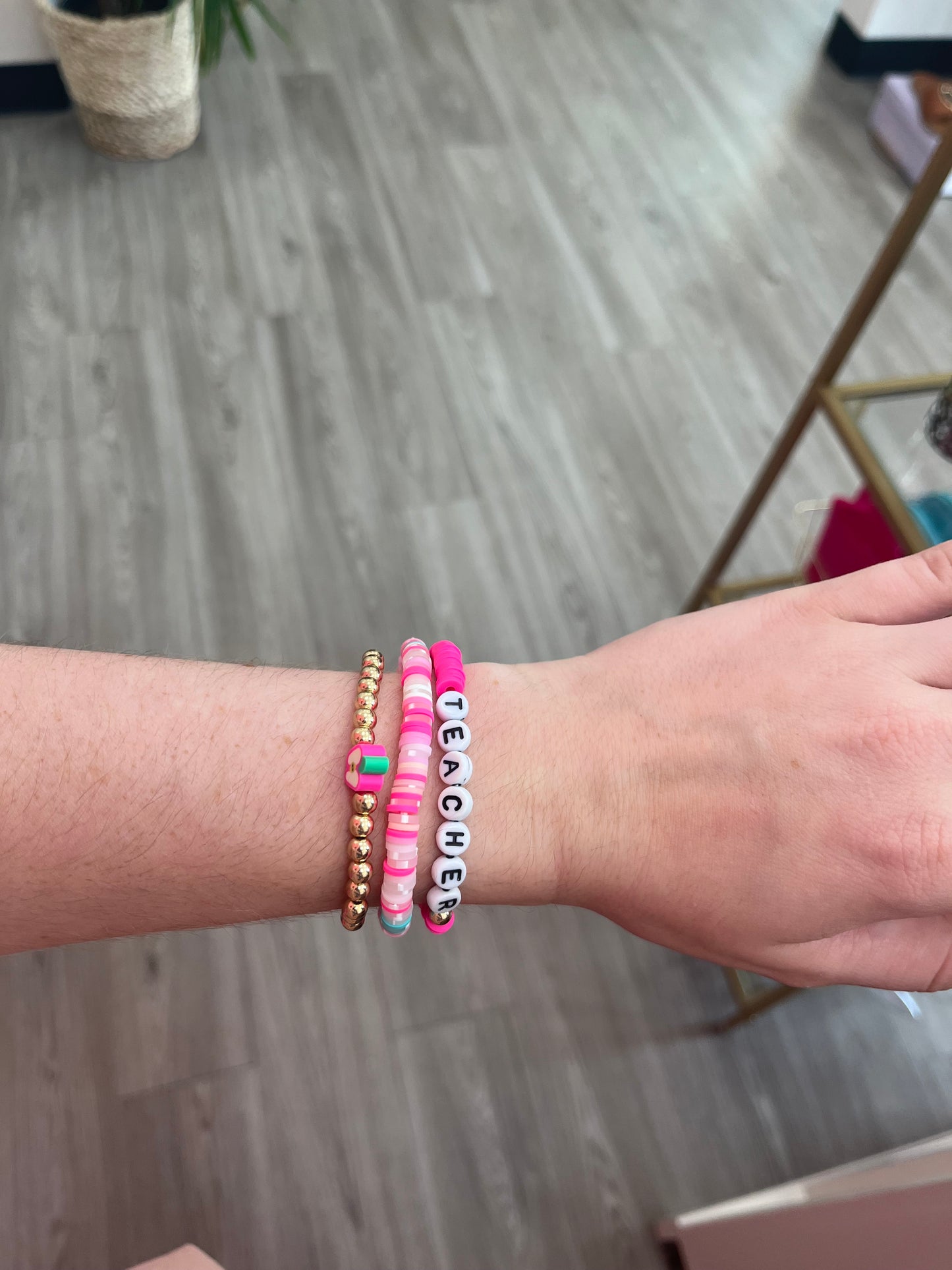 Teacher Bracelet Stack