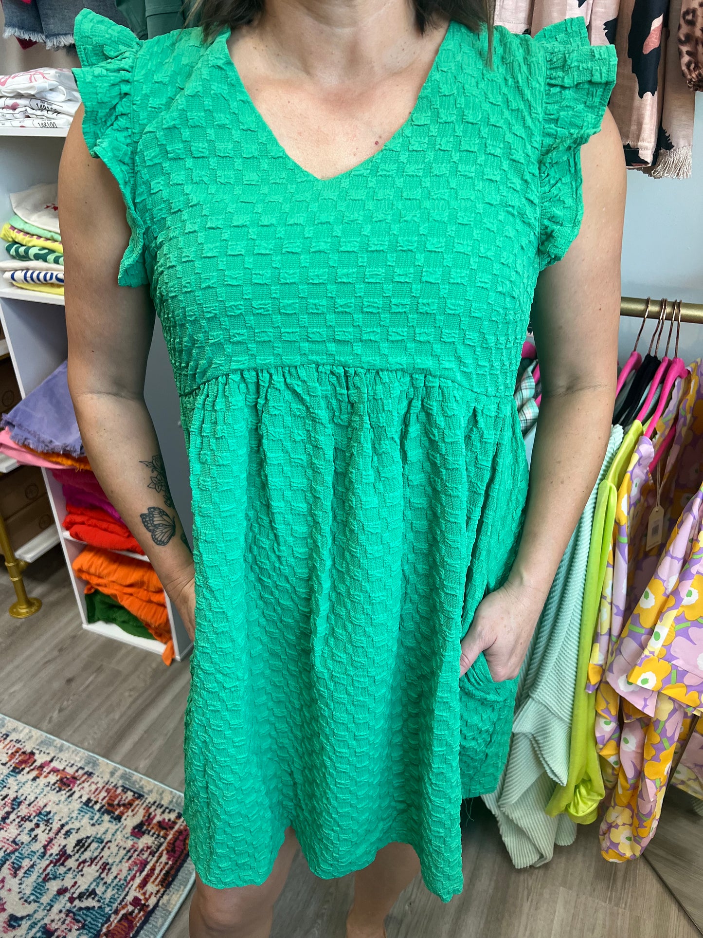 Green with envy dress