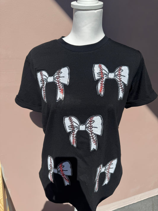 Baseball Bow Tee