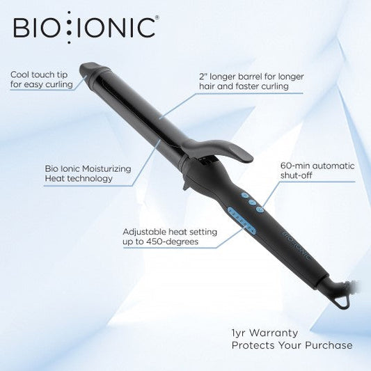Bio Ionic Curling Iron Long Barrel 1.25 in.