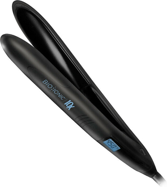 Bio Ionic 10x Black Flat Iron 1.0 in.