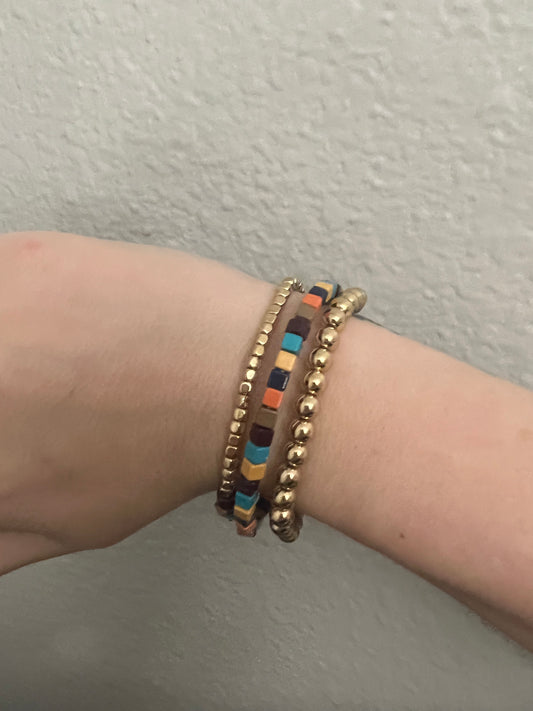 Gold Bracelet Stack