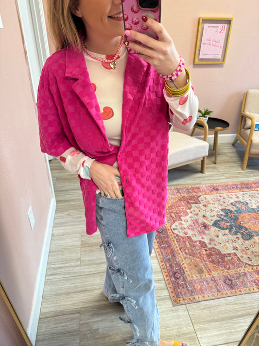 Denim Bow Side Pants