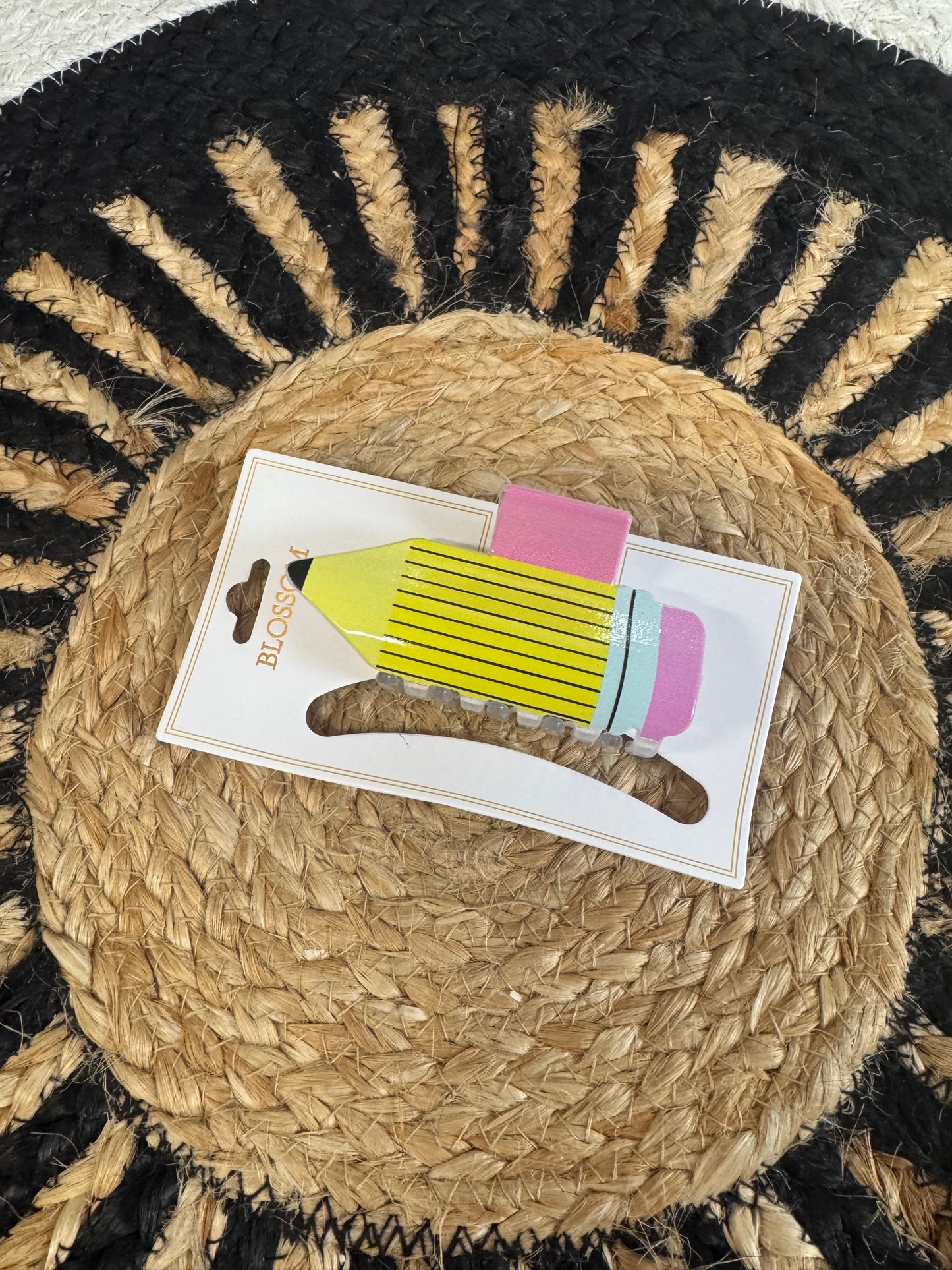 Pencil Claw Hair Clip