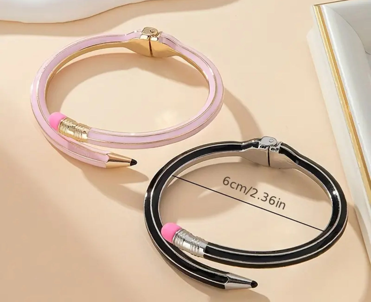 Pencil Bangle Bracelet