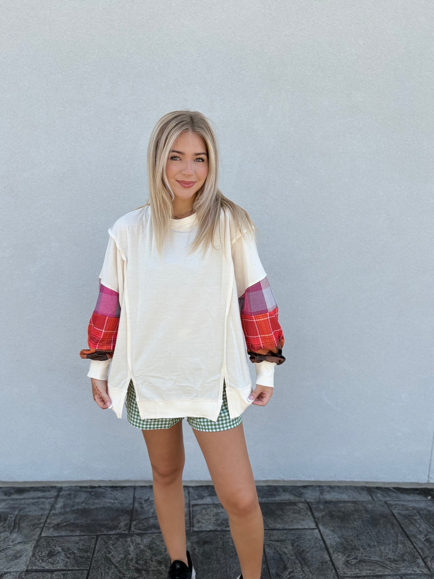 Cozy Contrast Pullover – Colorblock Ribbed Knit