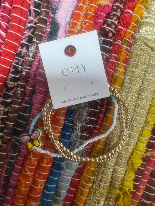 Butterfly Babe Bracelet Set (3 Piece)