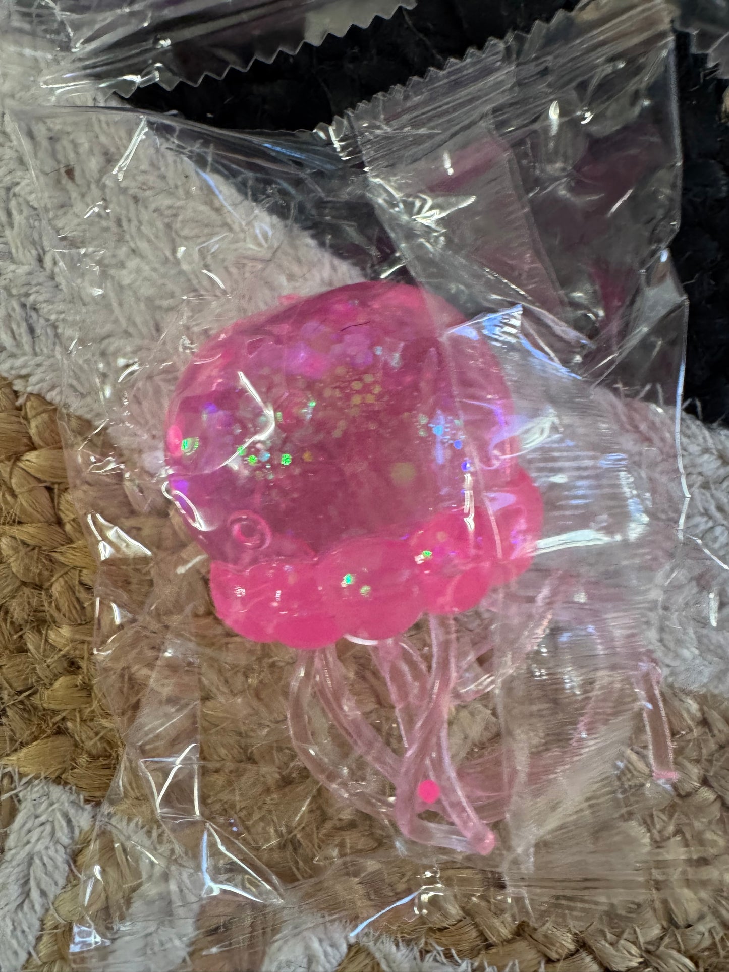 Slow Rise Glitter Jellyfish Squishy