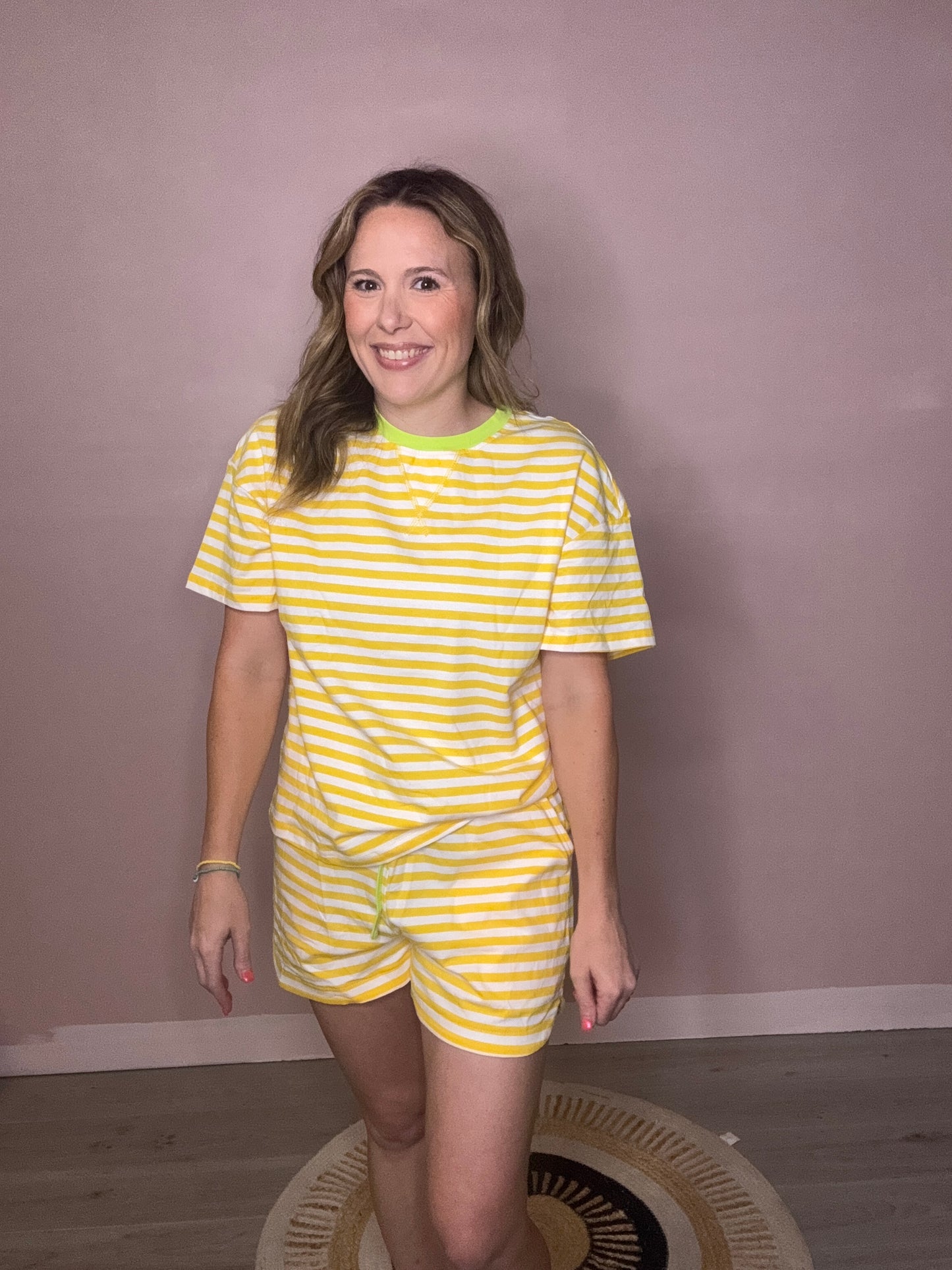 Sunshine Stripe Lounge Set