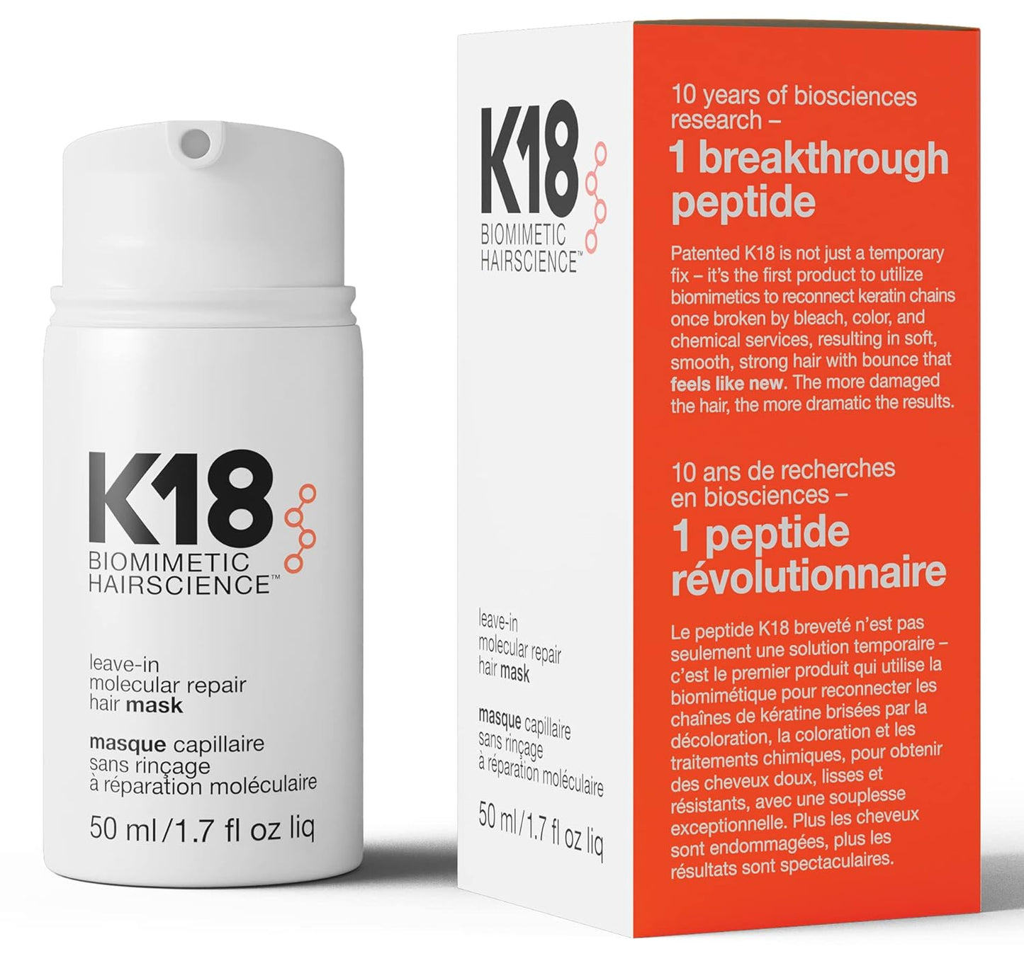 K18 Leave In Molecular Repair Hair Mask