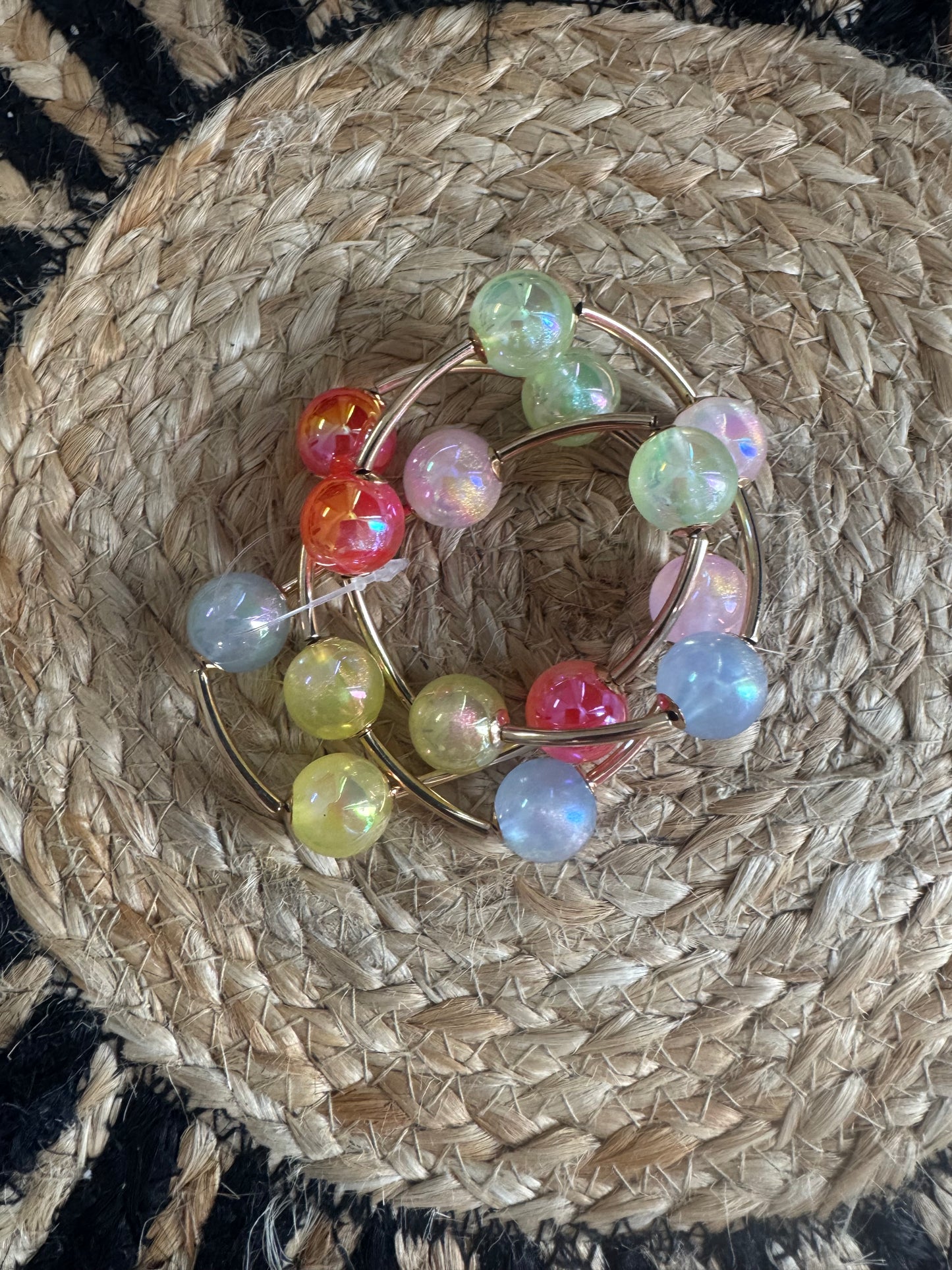 Ball Beaded Stretch Bracelet