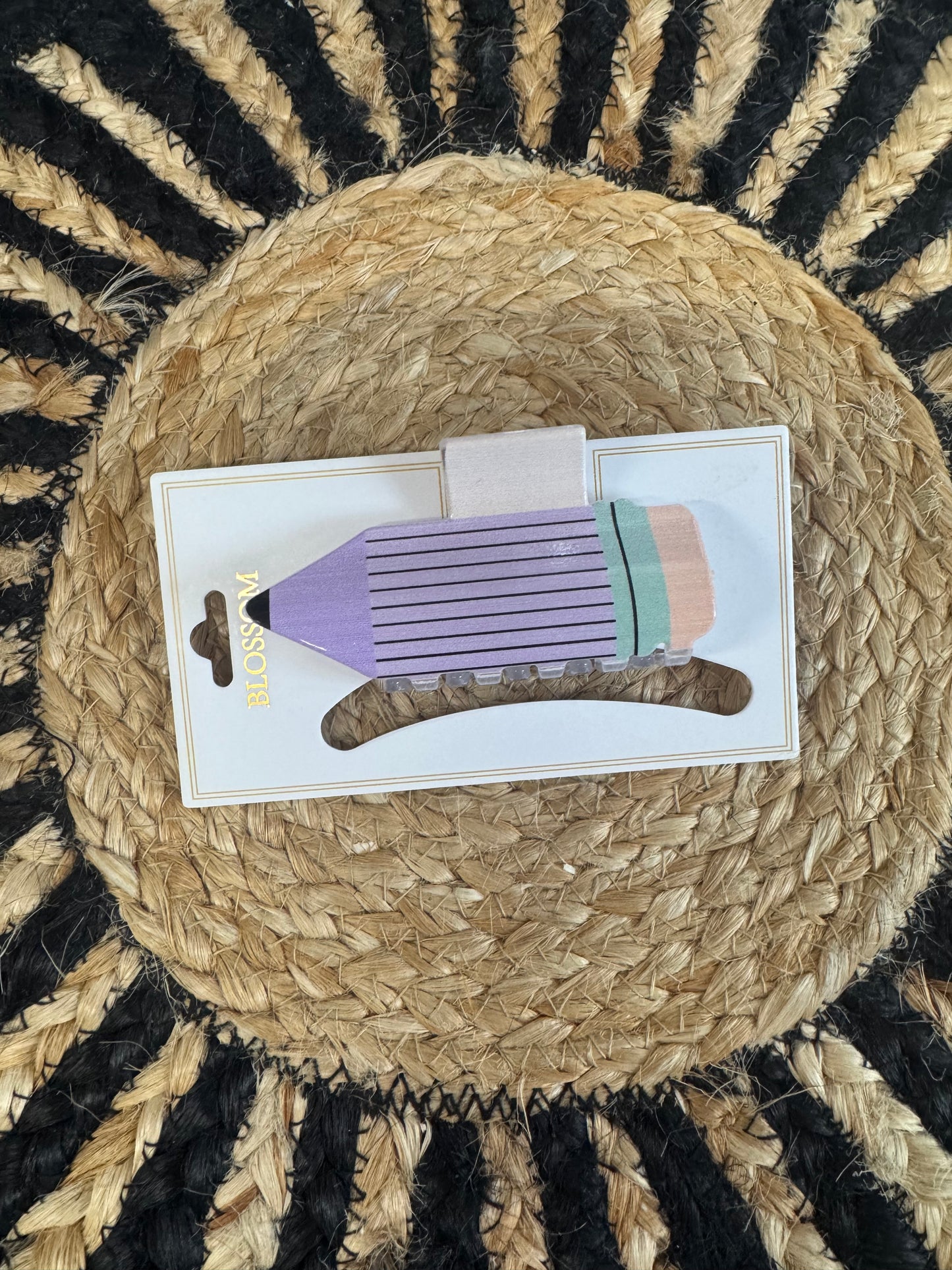 Pencil Claw Hair Clip