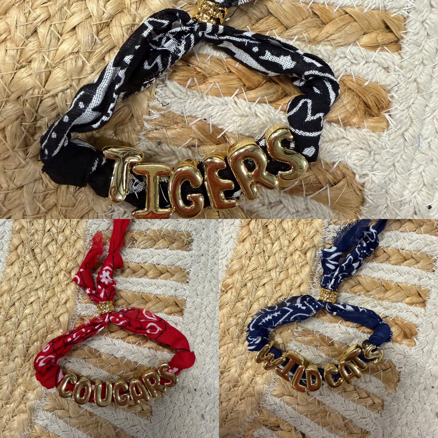 Bandana School Spirit Bracelet