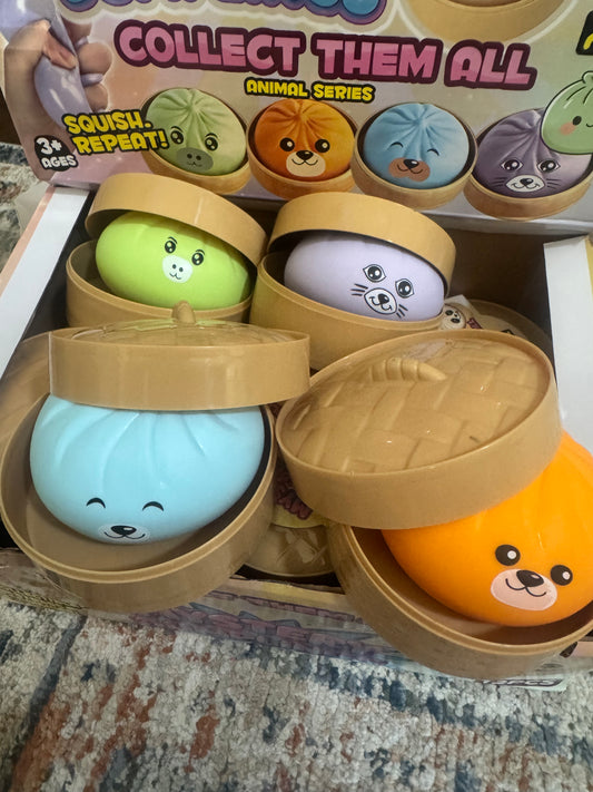 Animal Dumpling Squishy Mystery Collectible