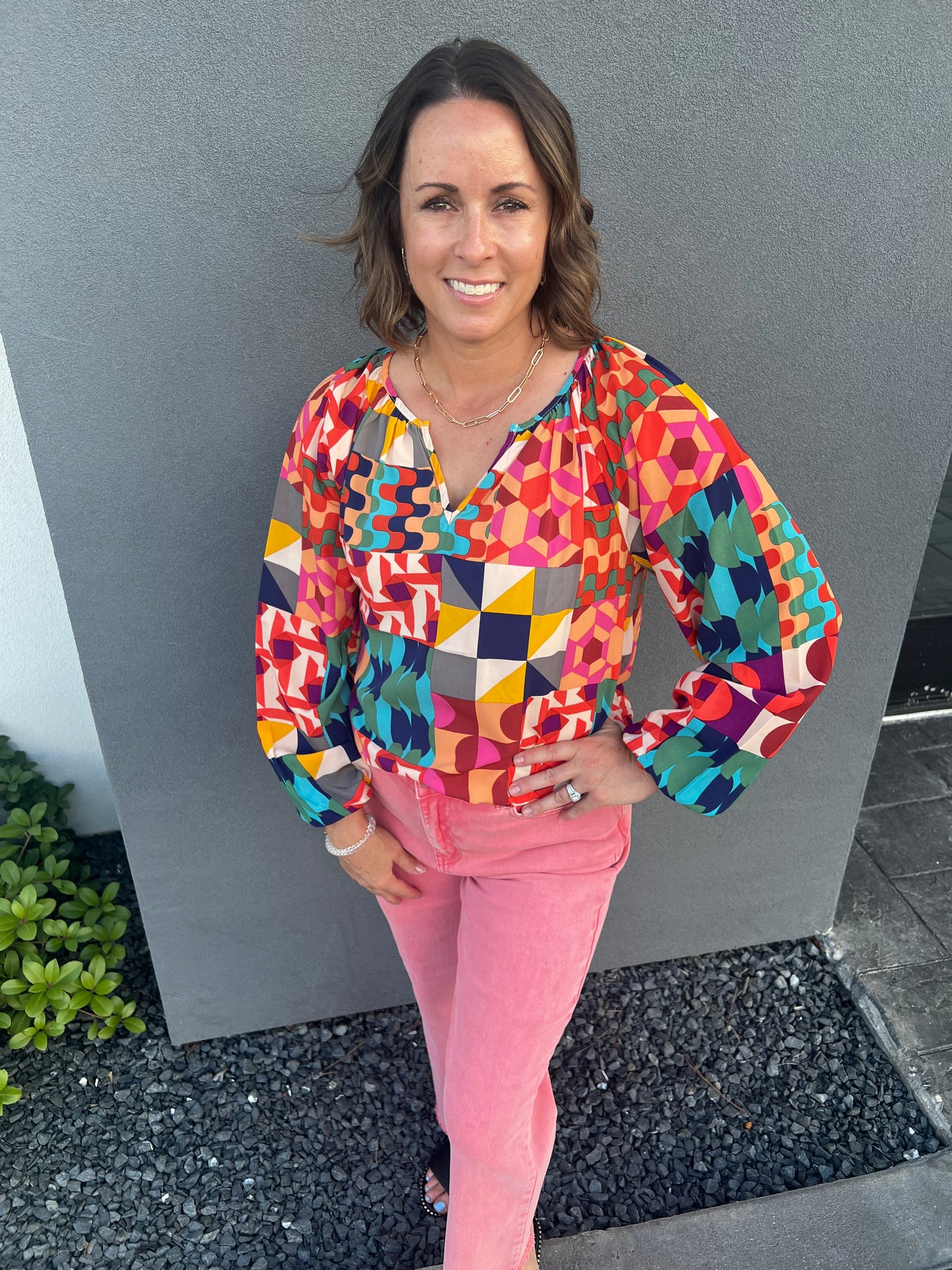 Kaleidoscope blouse