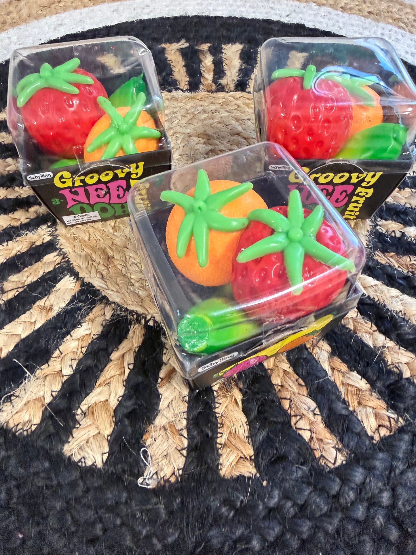Fruit Basket Squishy Sensory Toy Set