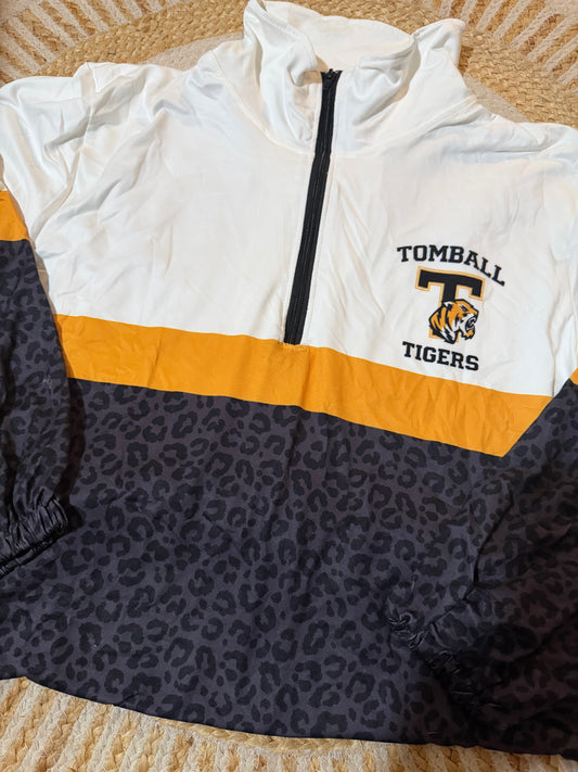 Black Leopard Tomball Tigers Jacket