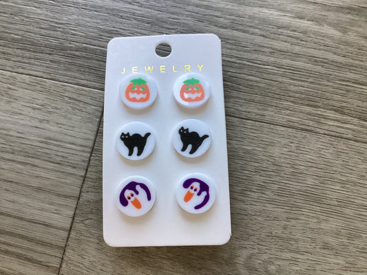 Halloween cookie studs