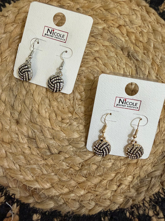 Volleyball Dangle Earrings