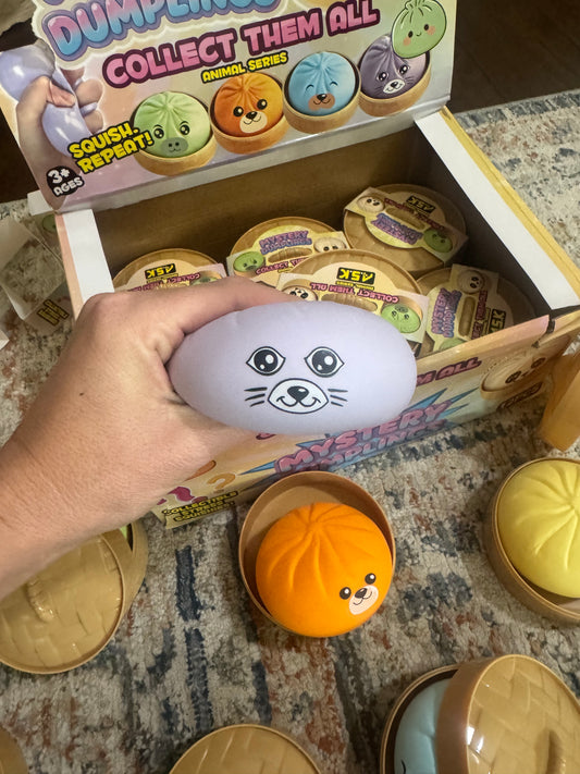 Animal Dumpling Squishy Mystery Collectible