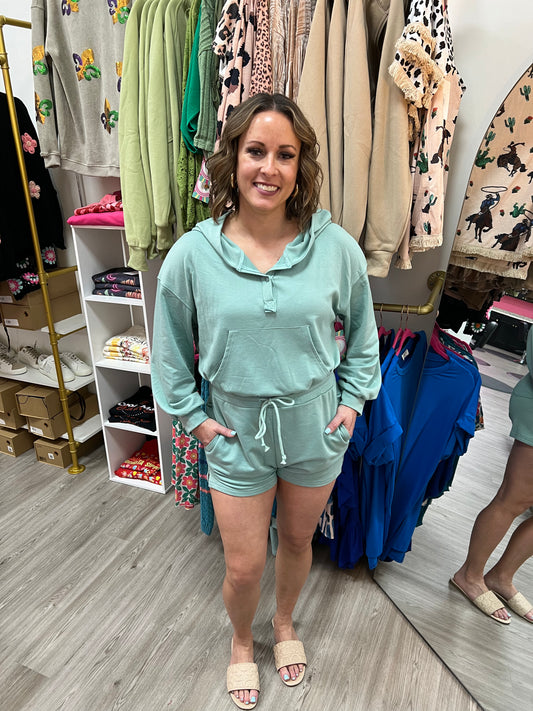 Seafoam Romper