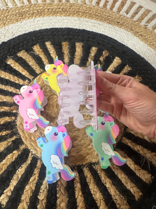 Unicorn Hair Clip