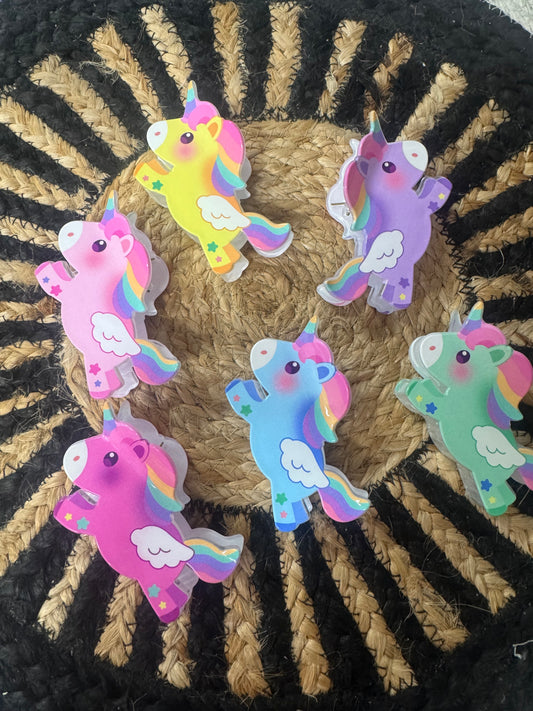 Unicorn Hair Clip