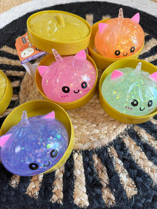 Glitter Unicorn Squishy Toy