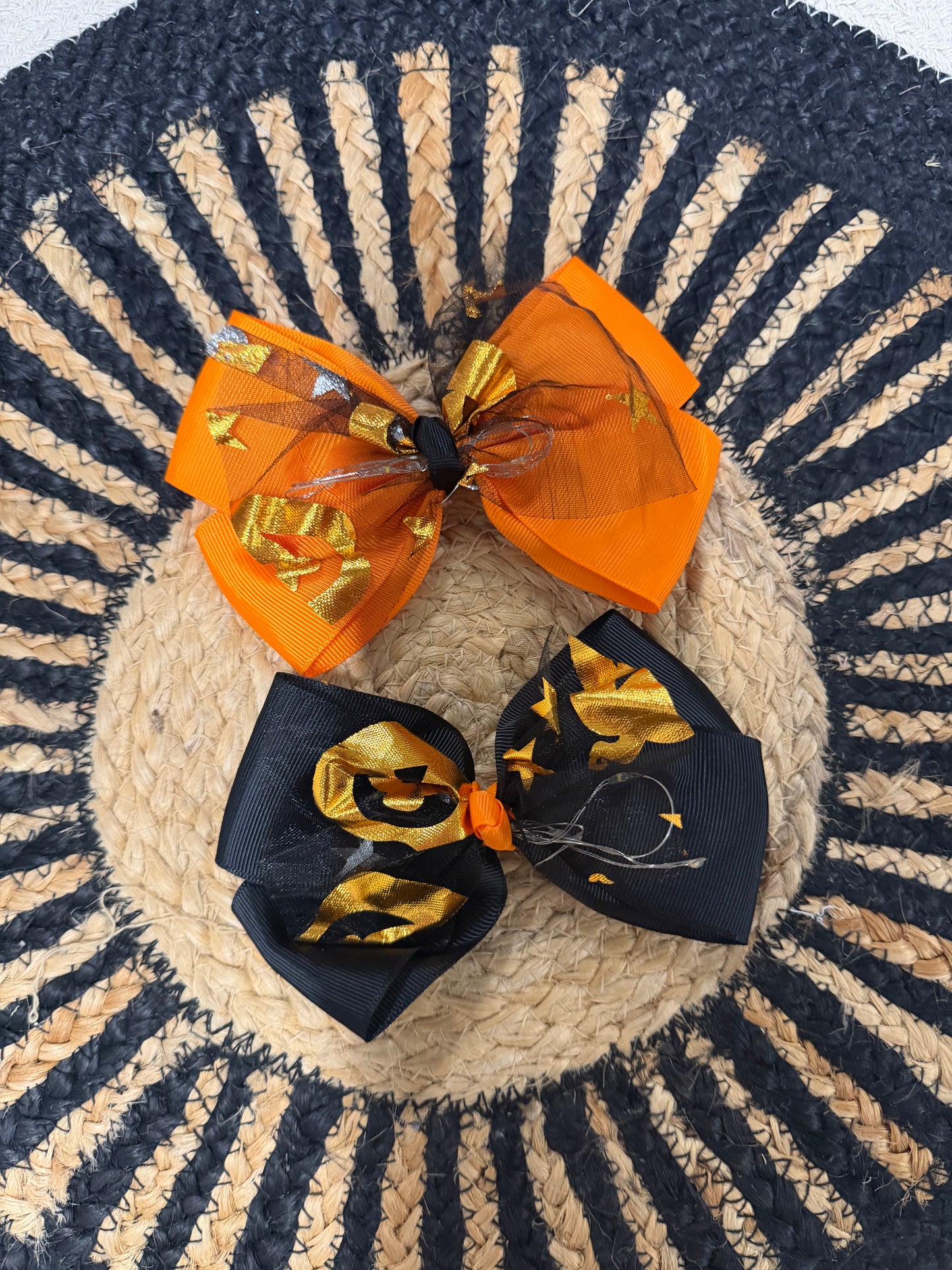 LED Light-Up Halloween Hair Bow