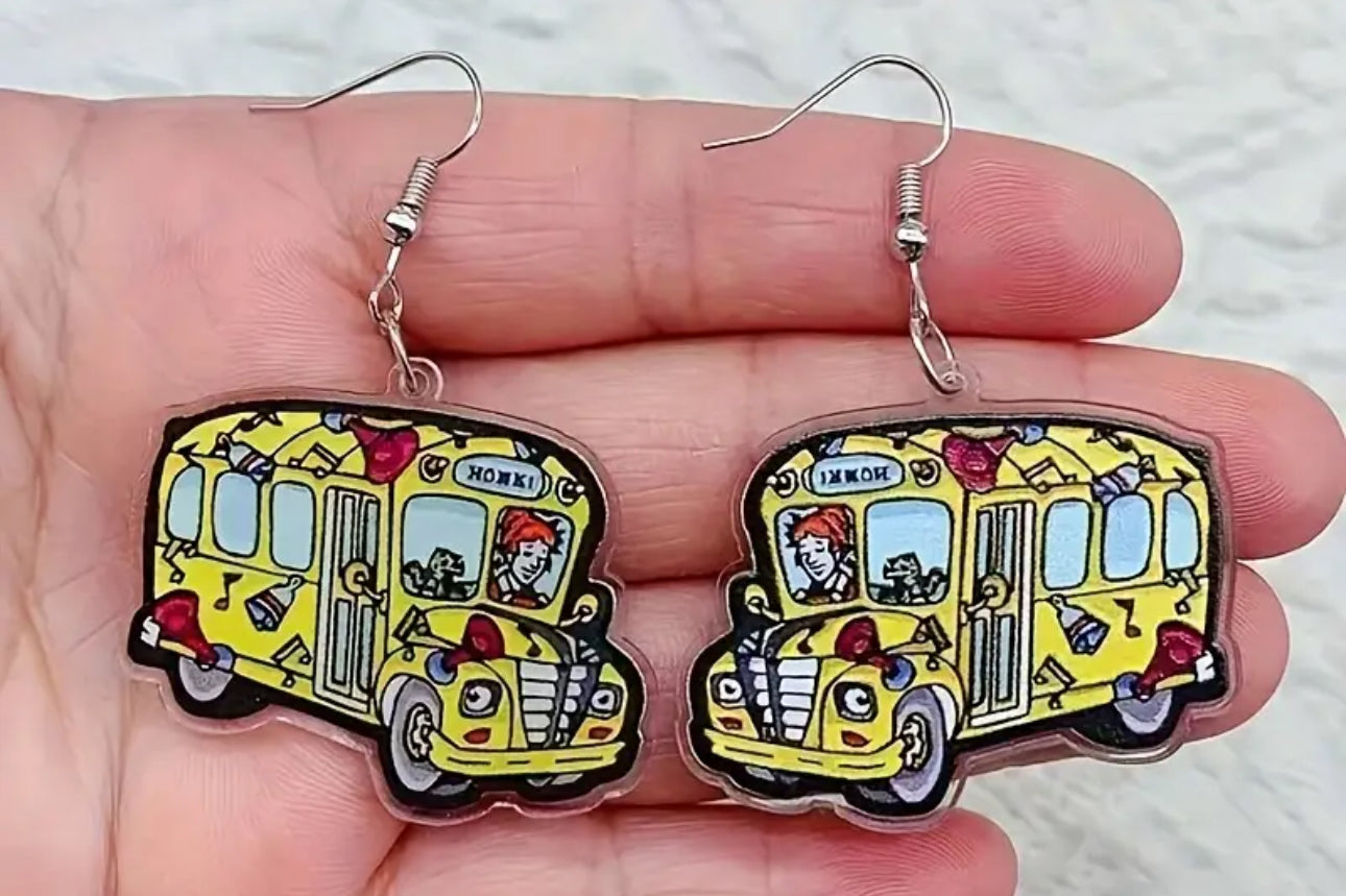 Magic School Bus Earrings