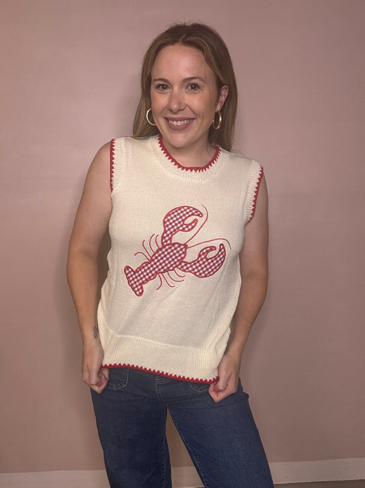 Crawfish Knit Sleeveless Top