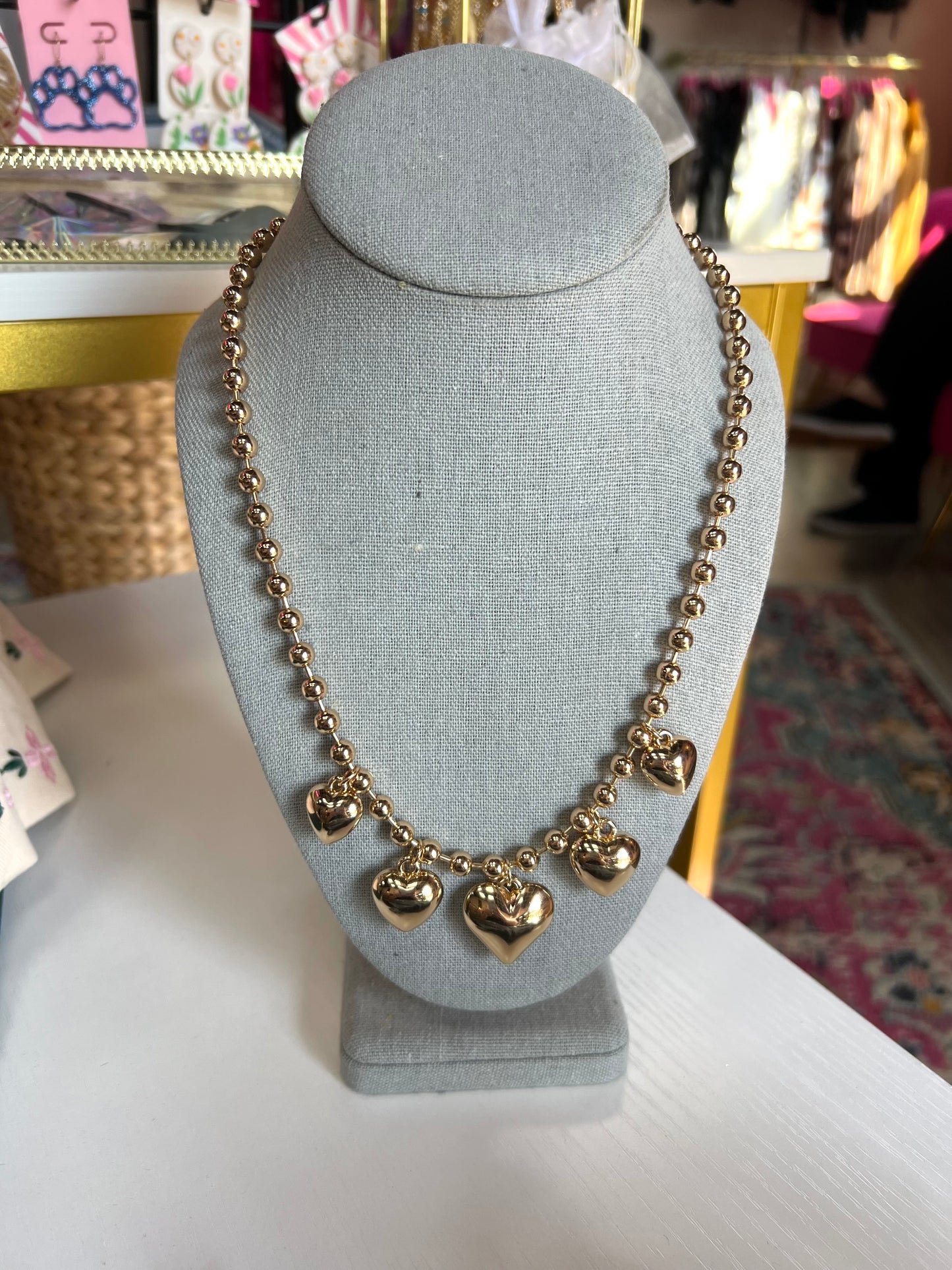 Gold Soirée Neckace