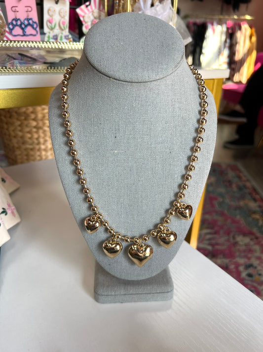 Gold Soirée Neckace