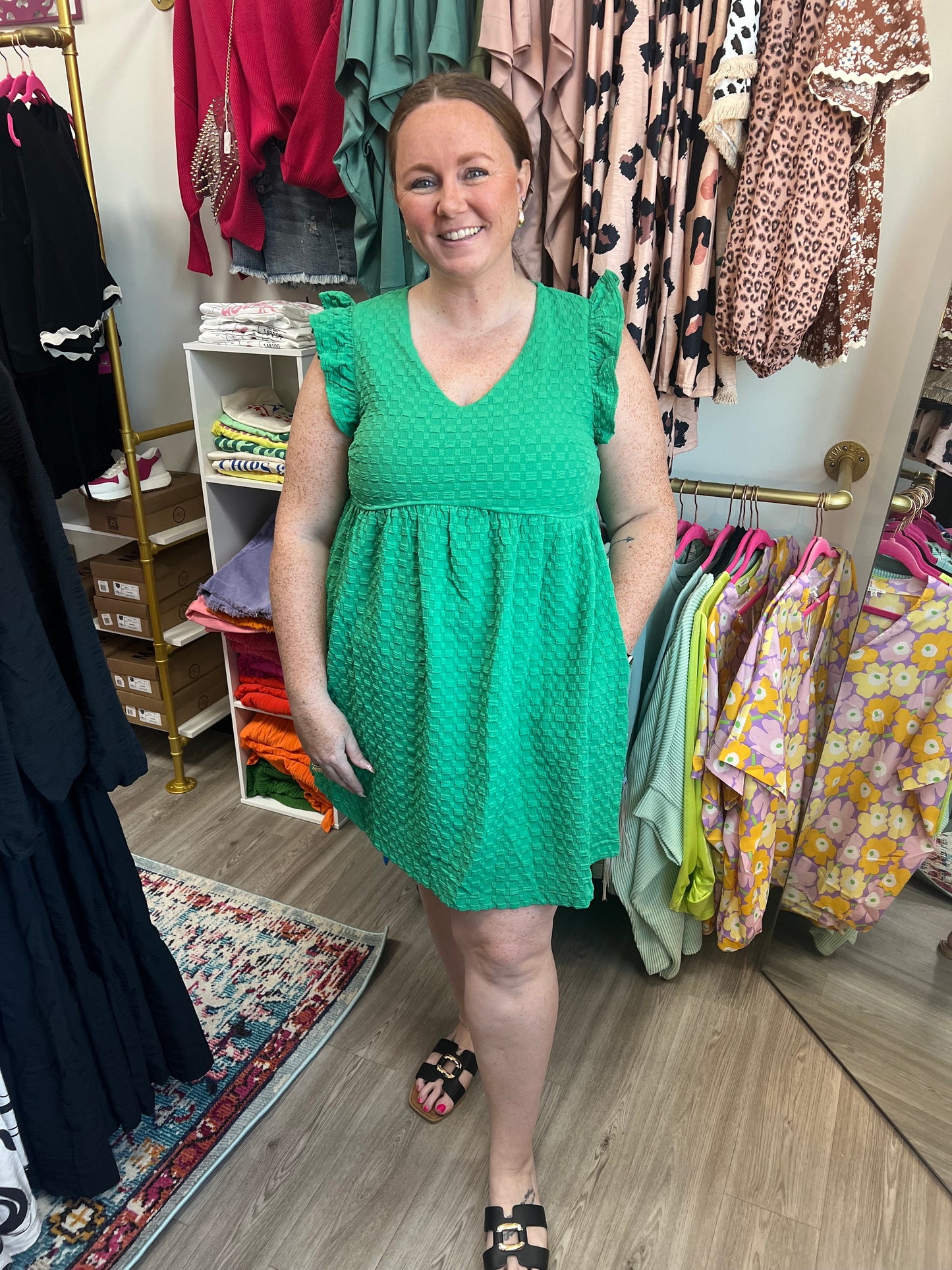 Green with envy dress