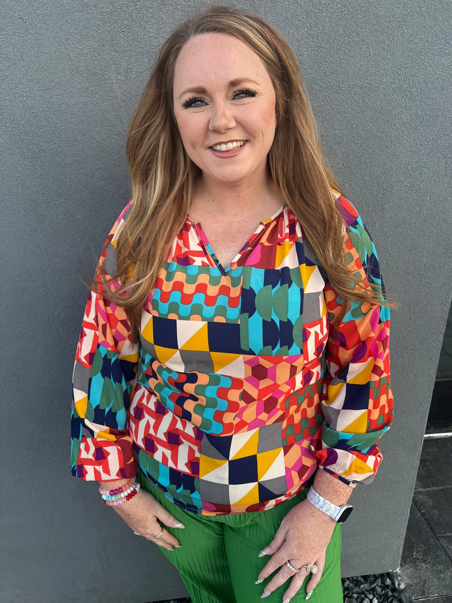 Kaleidoscope blouse