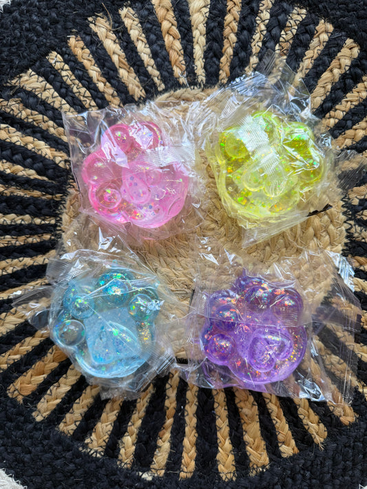 Glitter Paw Slow Rise Squishy
