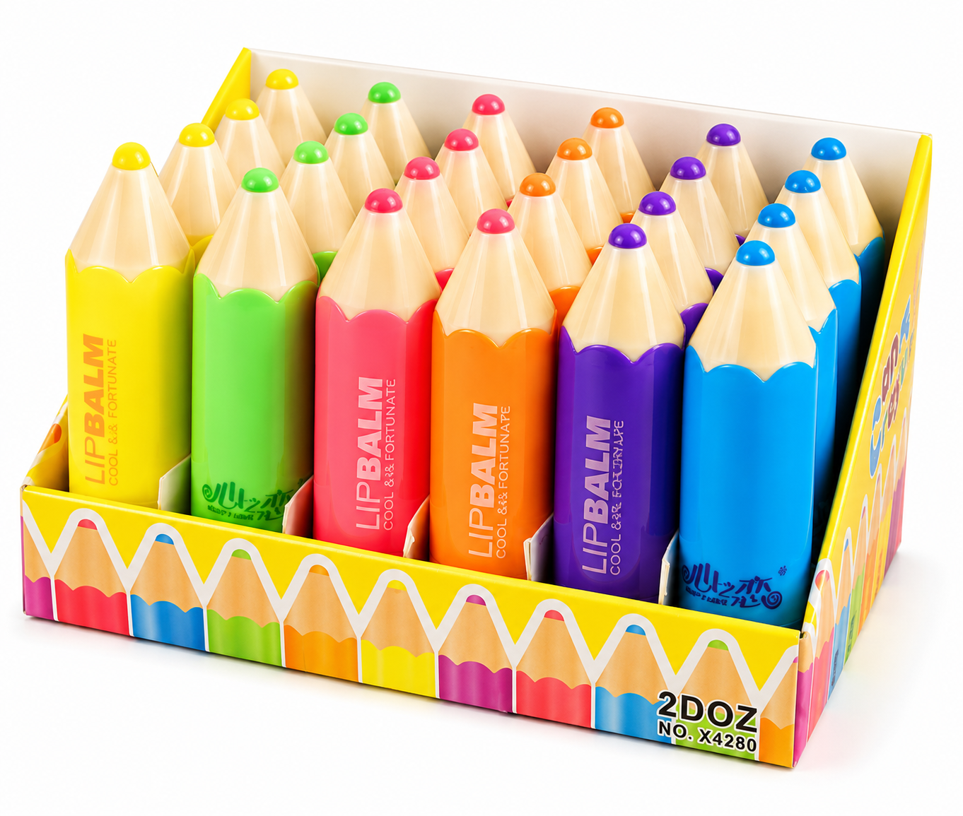 Back to School Crayon-Shaped Lip Balm