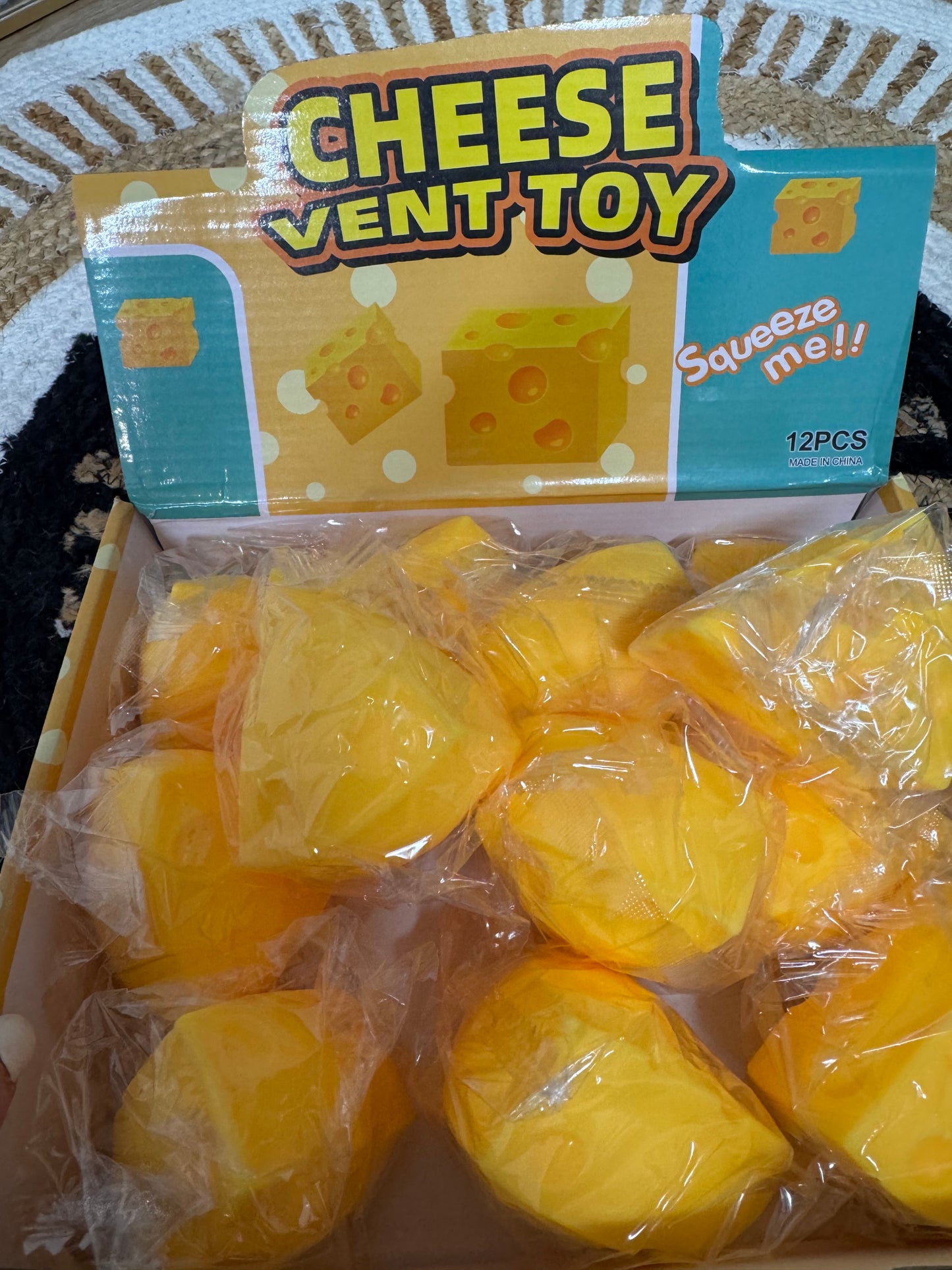 Squishy Cheese Fidget Toy