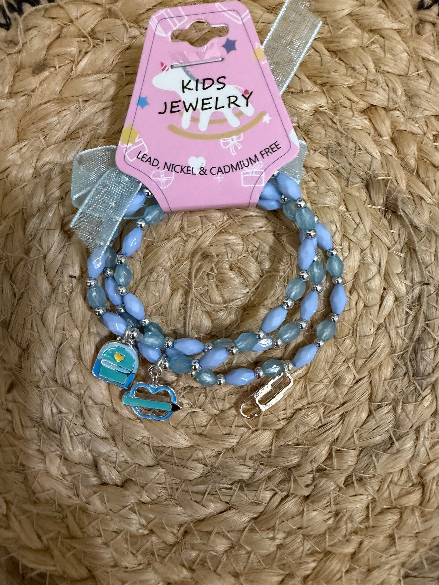 Kids Back-to-School Stretch Bracelet Set